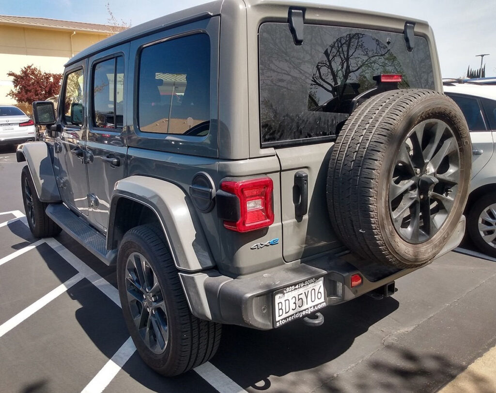 2022 Jeep Wrangler Unlimited Sahara (rear) - Lemon Law 2