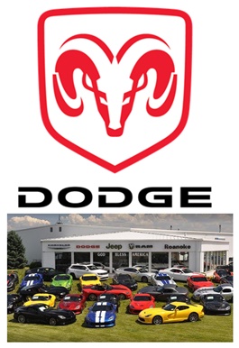 Dodge logo and dealership
