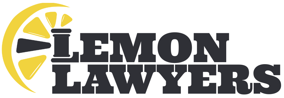 California Lemon Lawyers logo - dark - clear 500x244